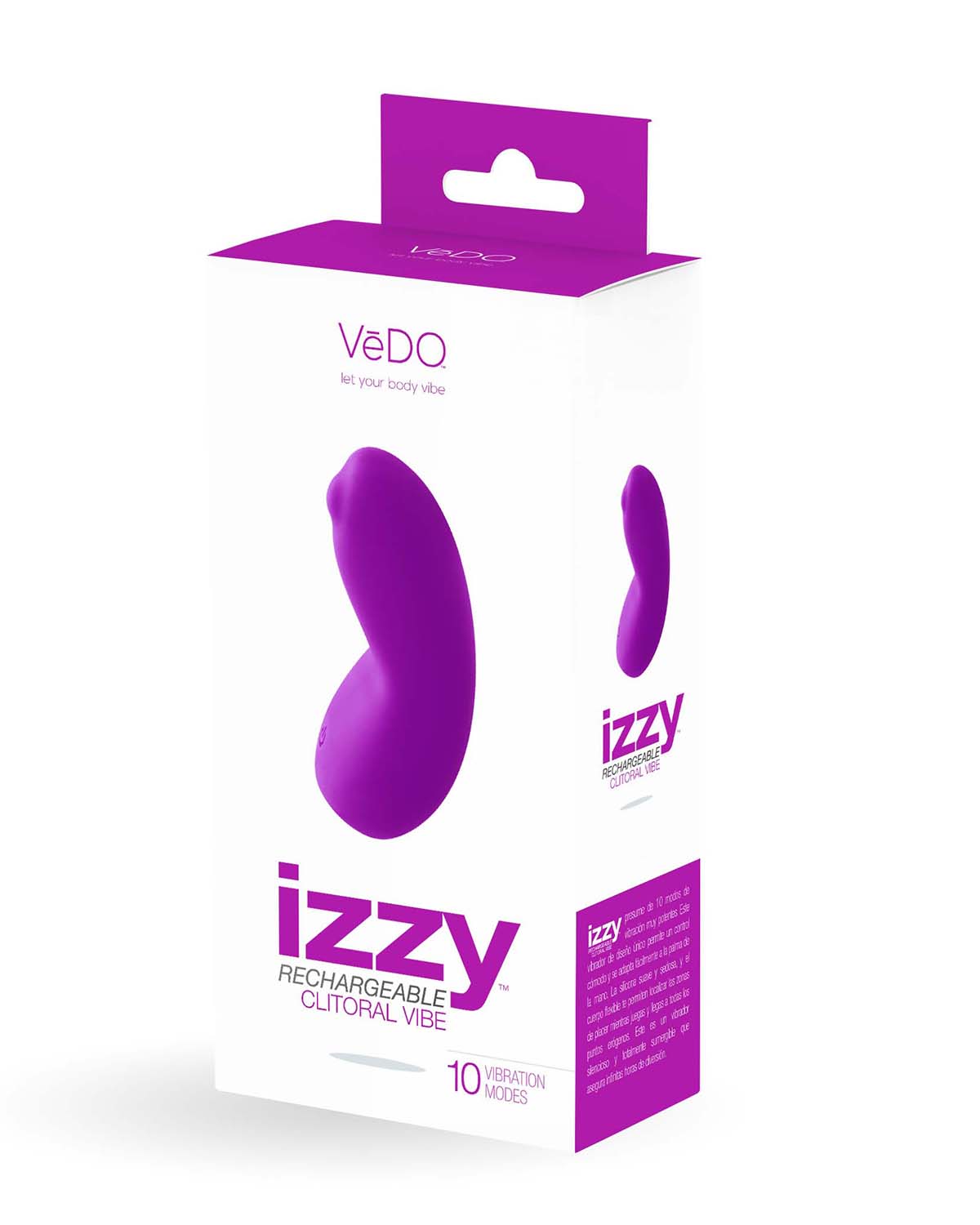 Vibrador Recargable super potente para todas las Zonas Erogenas Vedo Izzzy