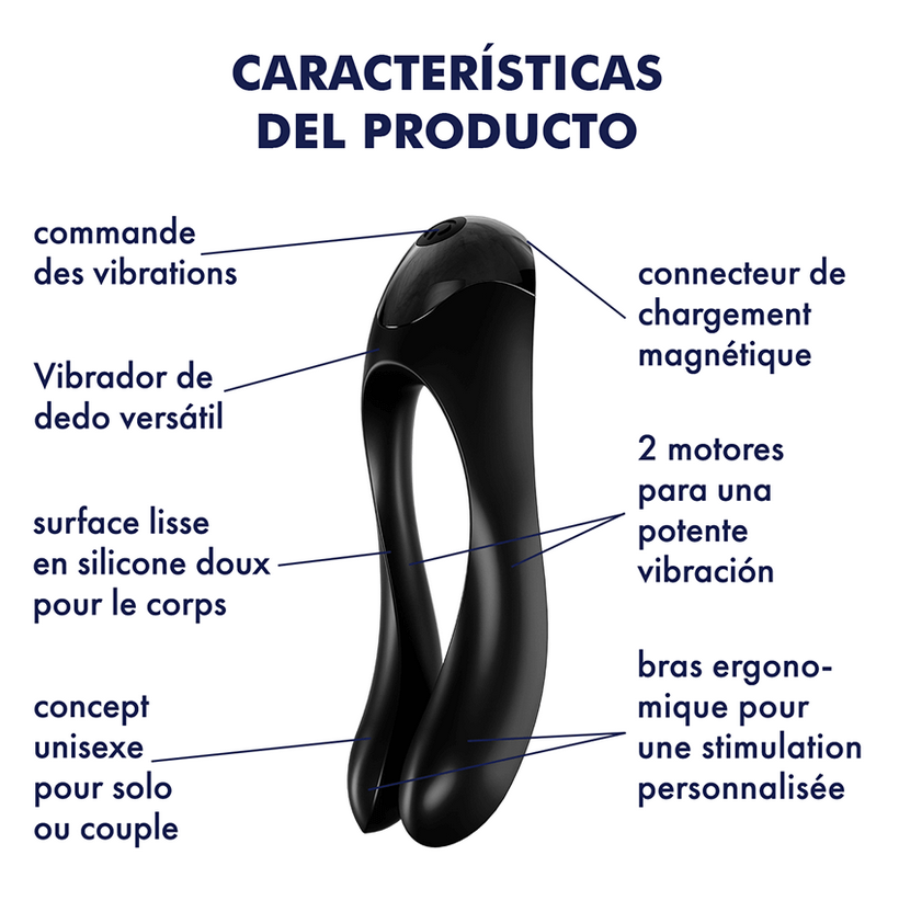 Vibrador Multi-funcion para todas las  Zonas Erogenas Satisfyer Candy Cane