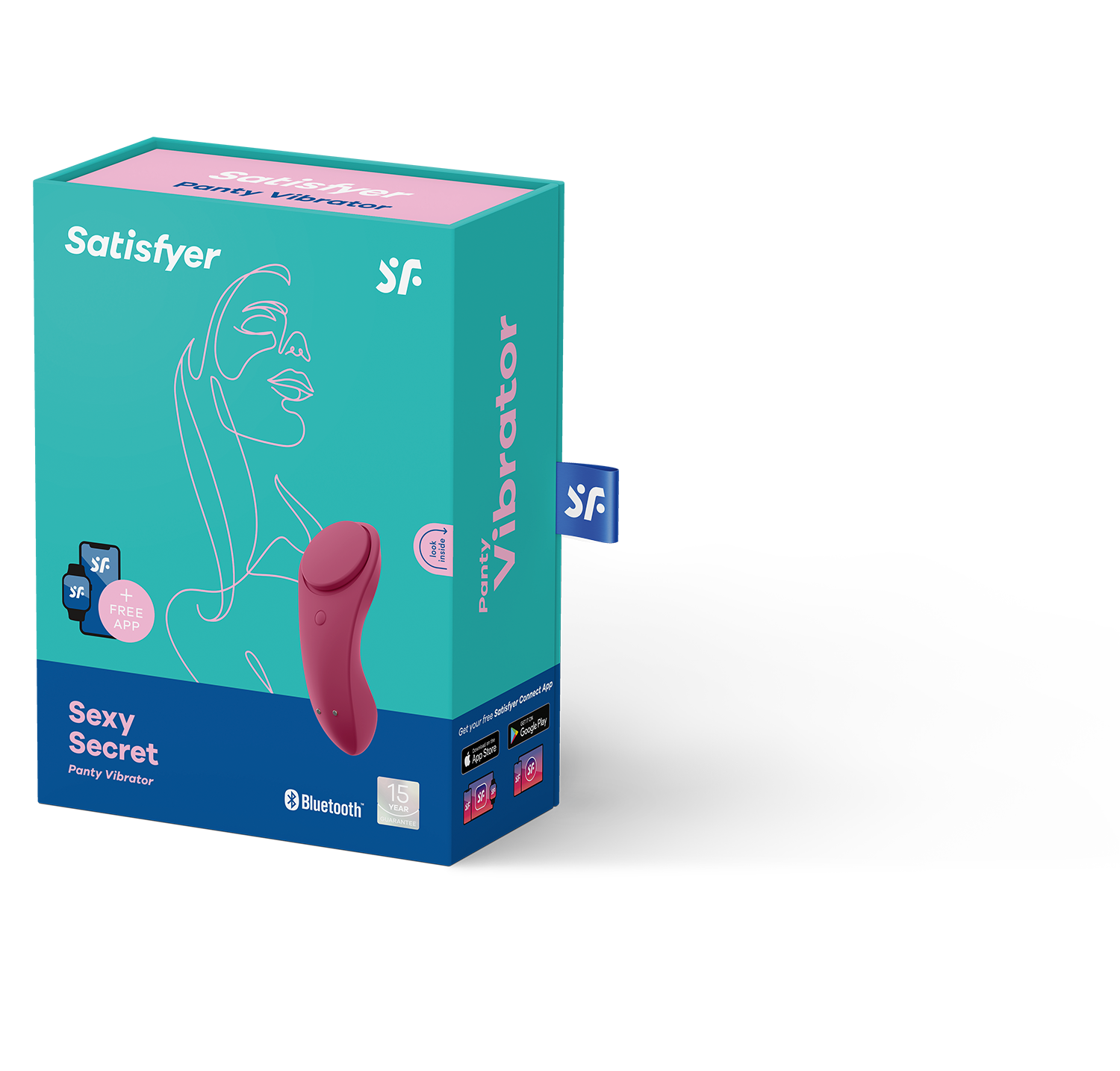 Estimulador Para Clitoris en tu tanga Satisfyer Sexy Secret con bluetooth y APP