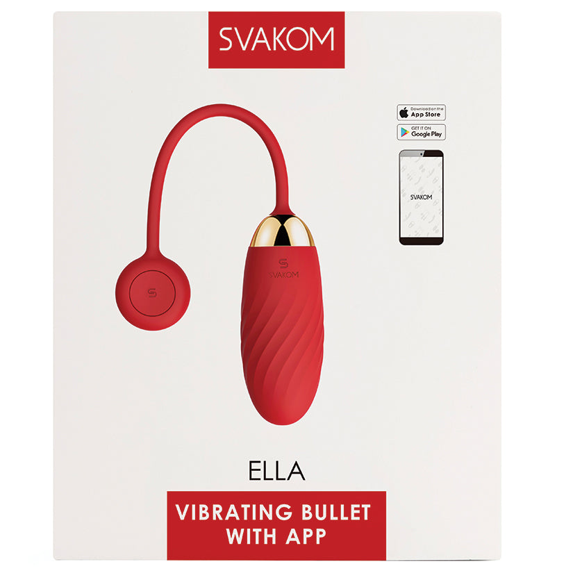 SVAKOM Bala Vibradora Bluetooth con Aplicacion Movil, ELLA