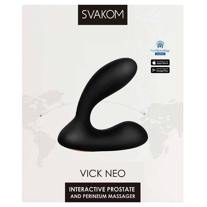 ESTIMULADOR DE PROSTATA   SVAKOM VIBRADOR INTERACTIVO DE PRÓSTATA Y PERINEO. VICK NEO