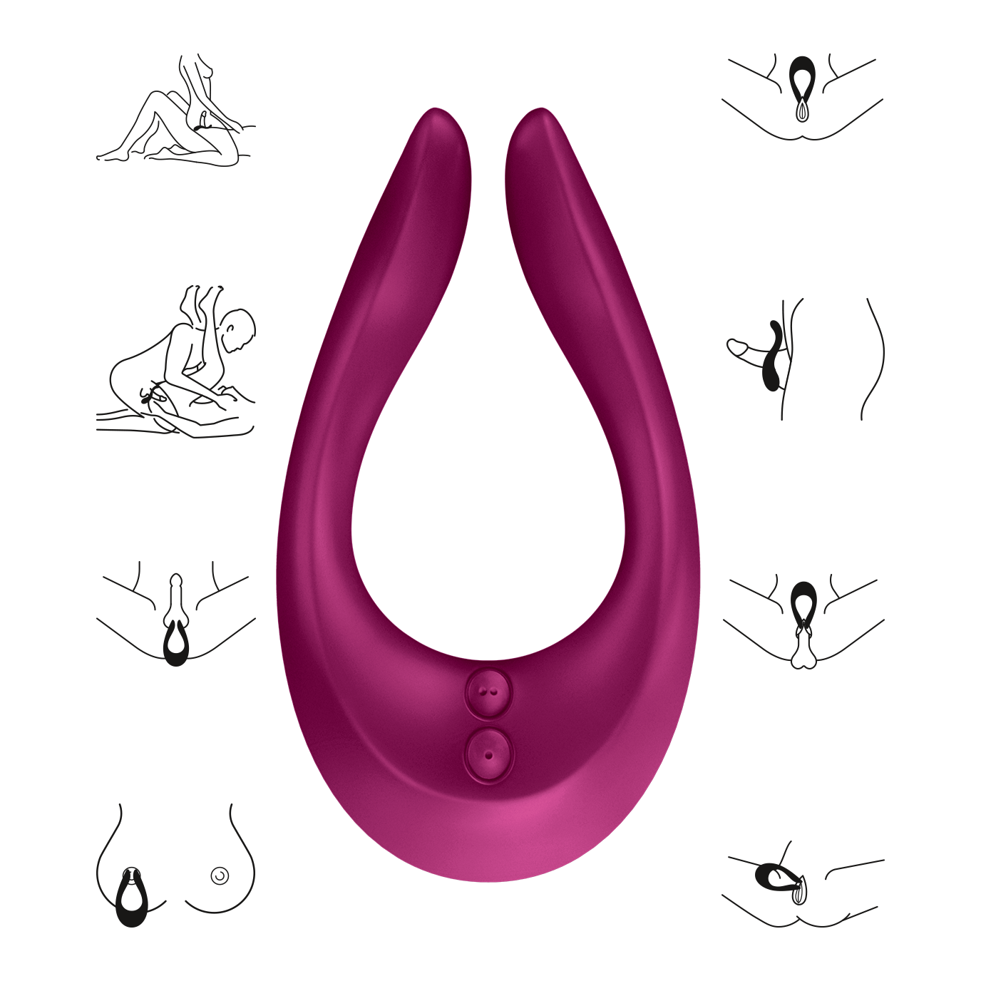 Vibrador Multifunciones y Multiusos Satisfyer Endless Joy